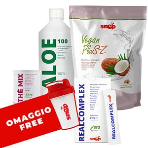 Programma Detox Plus-Z Vegan Cocco e Aloe Bio 100% di Snep Italia. Un sistema completo per depurare l'organismo, perdere peso e sentirsi meglio.