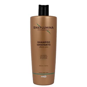 SNEPLUMINA Shampoo idratante effetto seta con olio di Argan, collagene e proteine della seta