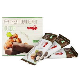 barretta sostituto di pasto alla nocciola snep