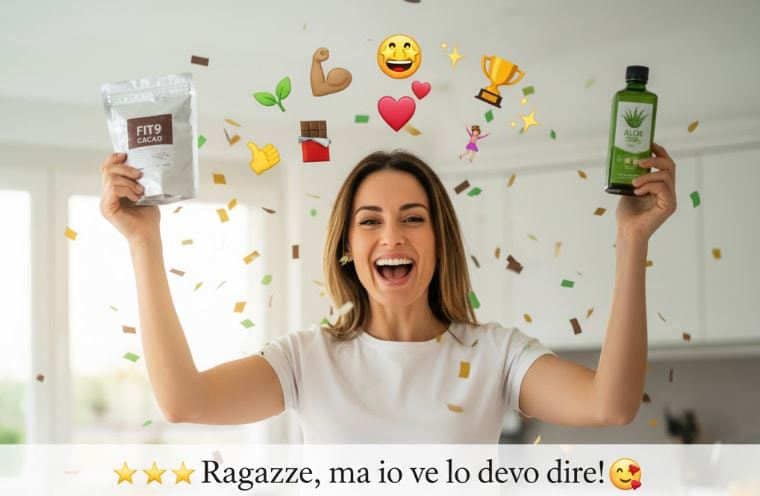 🌟🌟Ragazze, ma io ve lo devo dire! 🤩 Il FIT9 VEGAN CACAO BUSTINE – ALOE BIO 100% e’ una Bomba 💣 Giuro! ❤️