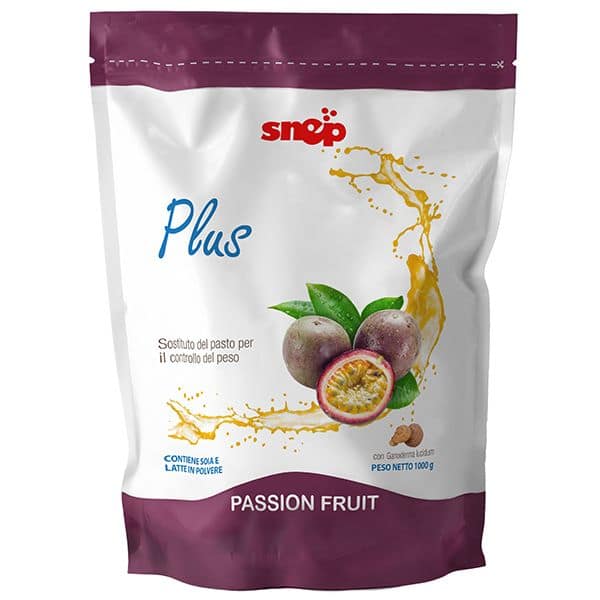 PLUS PASSION FRUIT 1000g SNEP PLUS PASSION FRUIT 1000g SNEP - Frullato Sostitutivo